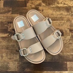 Dolce Vita Tan Buckle Sandals
